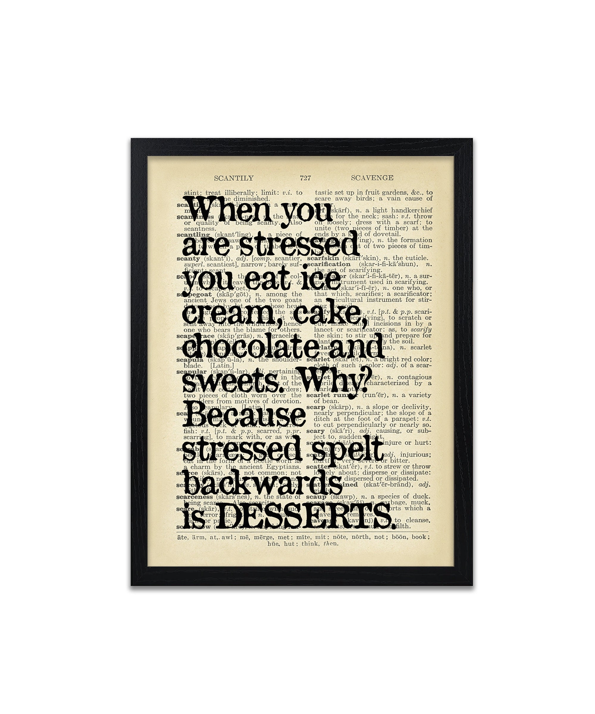Stressed Desserts Quote Funny Quote Quotes Typography - Etsy UK Stressed Desserts Quote Funny Quote Quotes Typography - Etsy UK