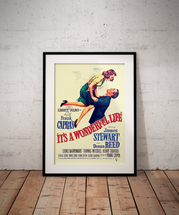 It/'s a Wonderful life Movie Art Decoration POSTER 2658 Graphic Design.