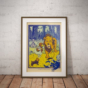 Wizard of Oz Remastered Art Print Poster Nursery Wall Decor Gift Selection