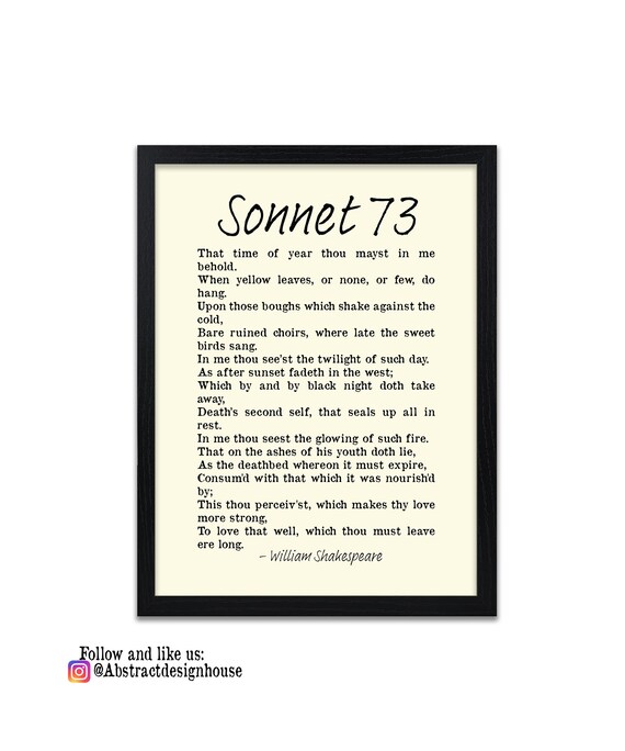 shakespeare sonnet 73
