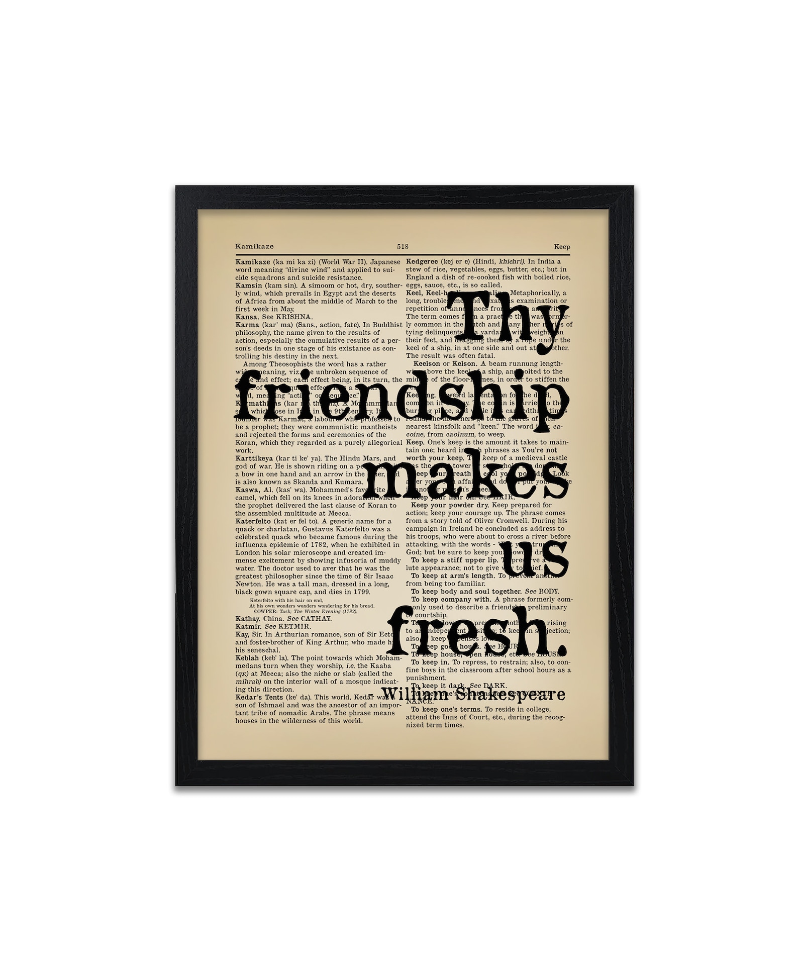 Shakespeare Quote Print Friendship Quotes William Etsy