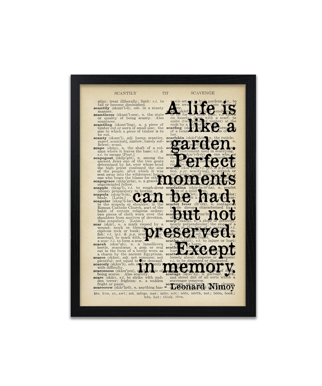 Life is Like a Garden Quotes Profound Quote Prints Etsy