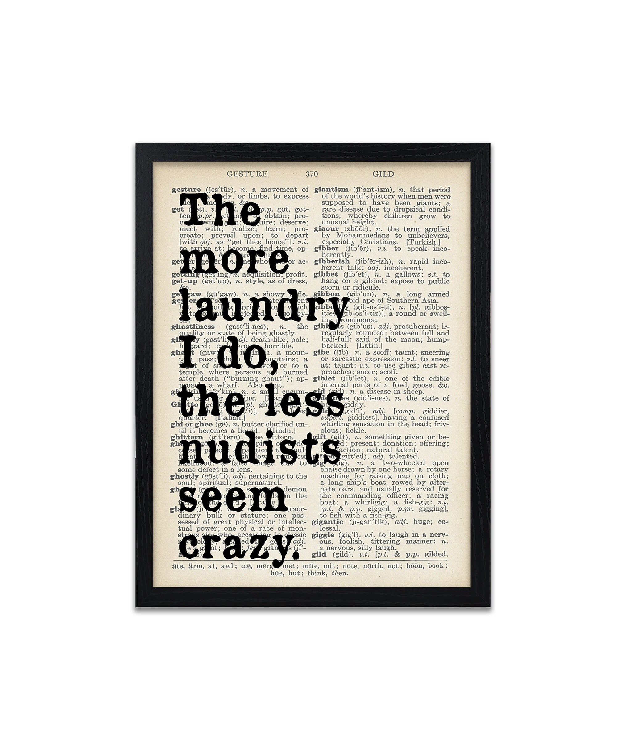 Impresiones de lavandería divertidas Impresión de utilidades | Etsy