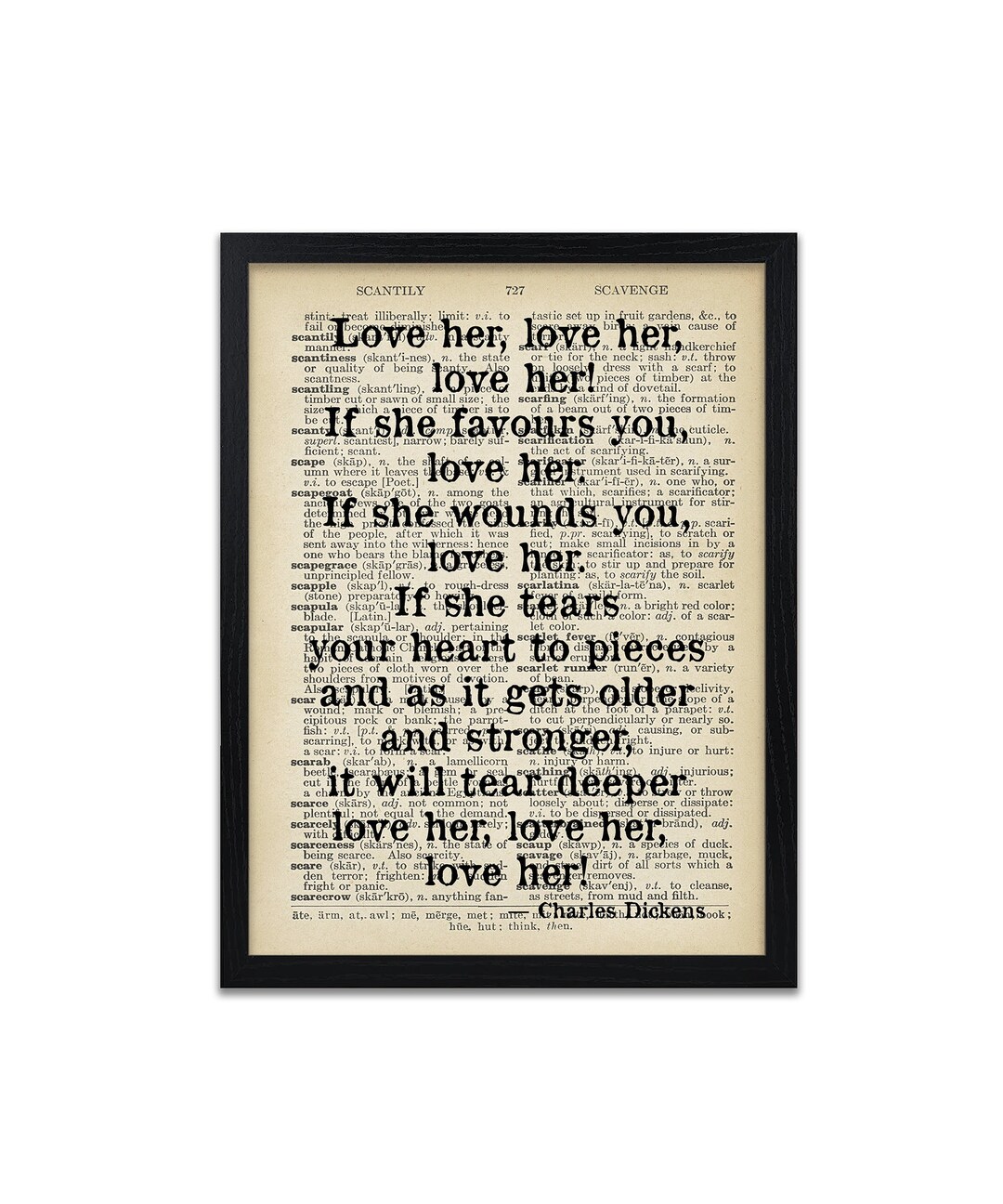 Charles Dickens Book Quote Prints Great Expectations Prints Love Quotes ...