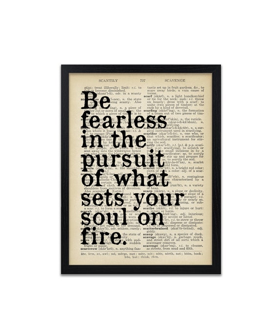 Be Fearless Frame