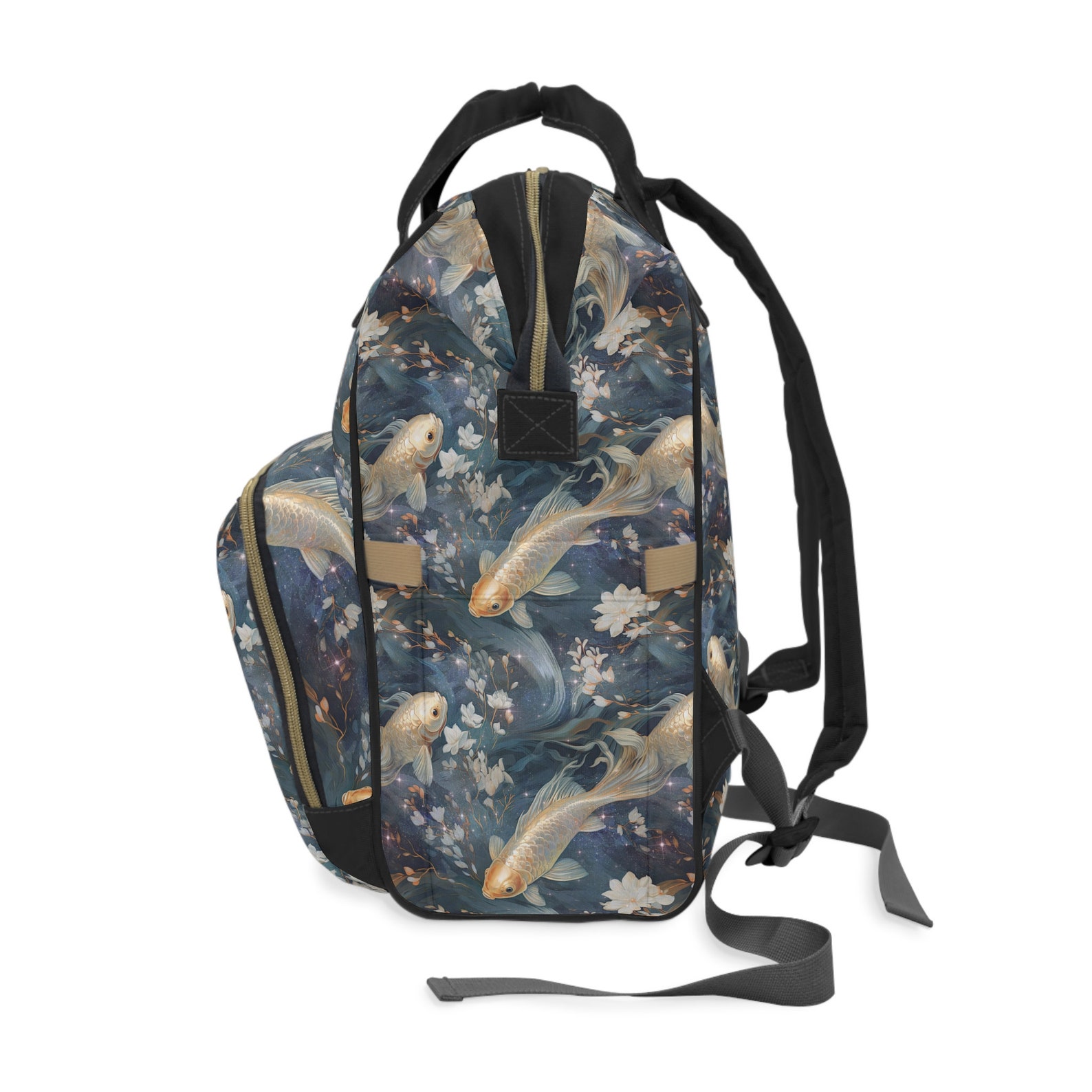 Pattern Print Goldfish Backpack main image 0