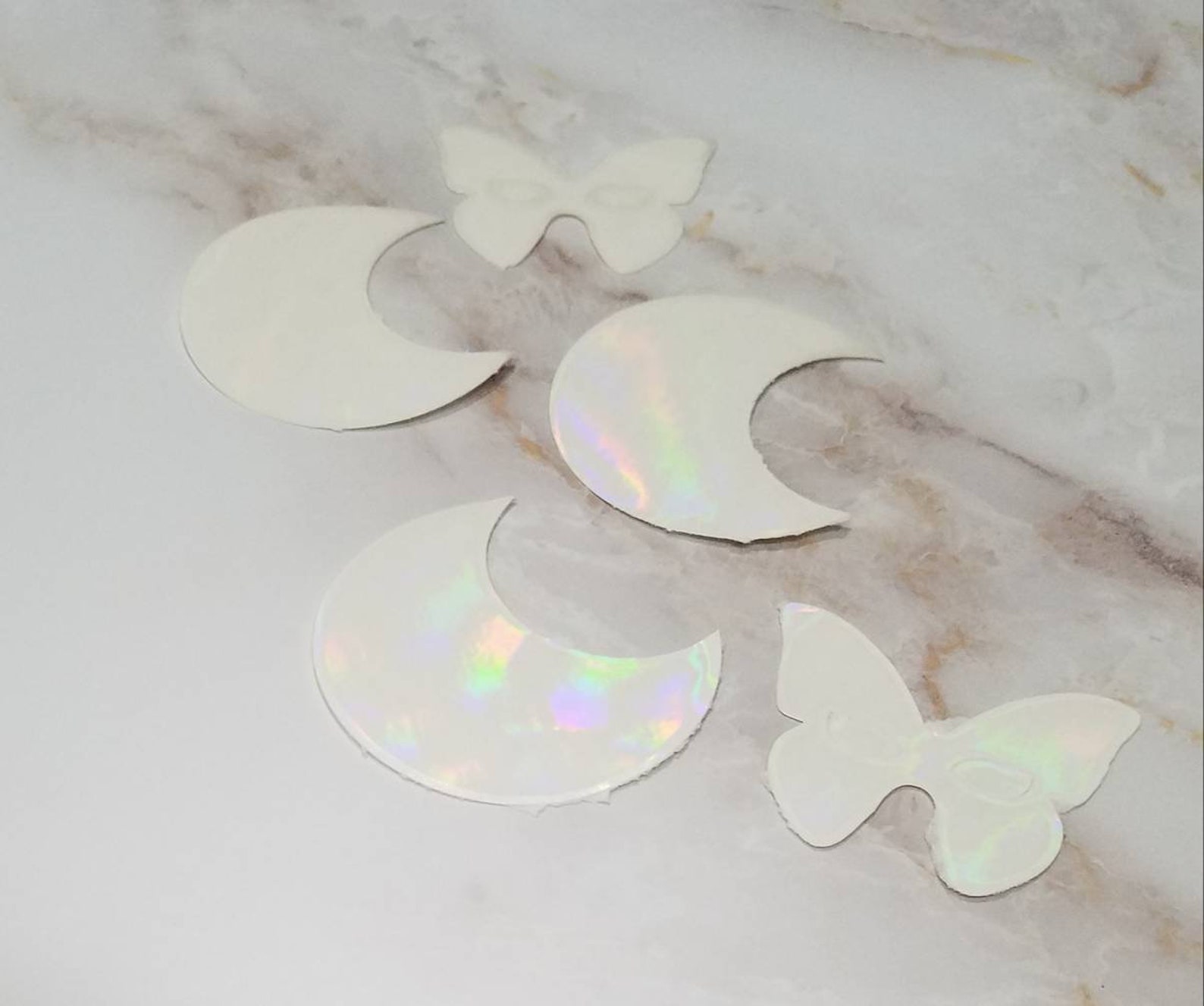 Rainbow Decal Suncatchers Rainbow Stickers Suncatcher Etsy