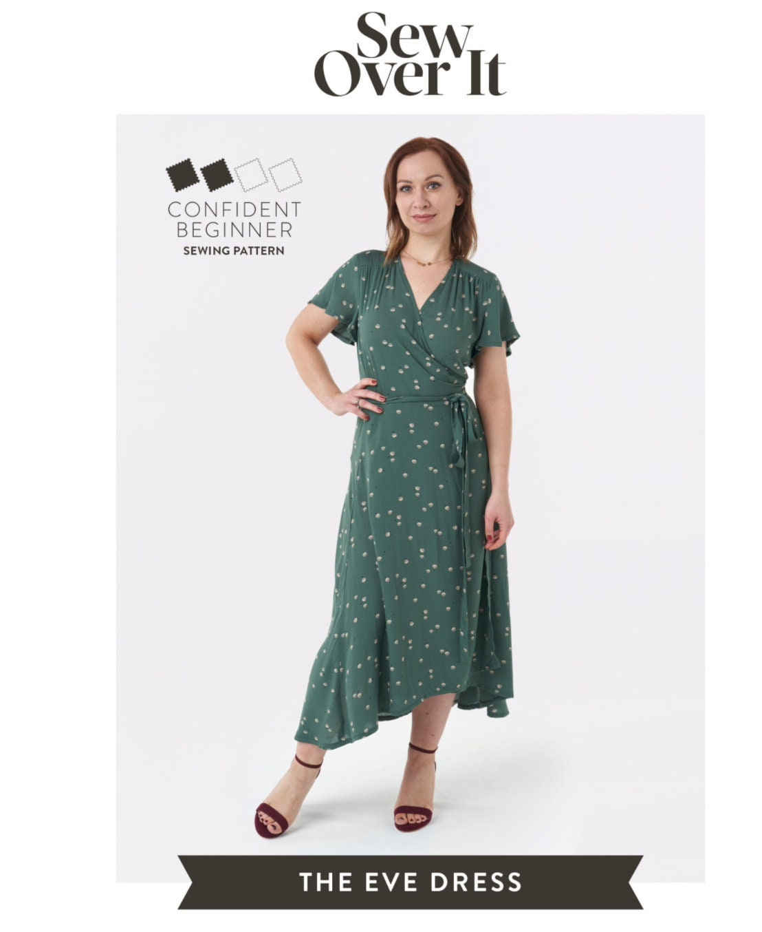 EVE Dress Pattern Sew Over It Dressmaking Pattern Etsy