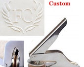 Custom Wedding Embosser Stamp, Custom Monogram Embosser, Embossing Seal Stamp,Personalized Envelopes embosser,hand held embosser Gift Set