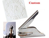 Custom Embosser Stamp, Embossing Seal Stamp,Library Embosser stamp,Book Embosser,Personalized Envelopes embosser,hand held embosser Gift Set