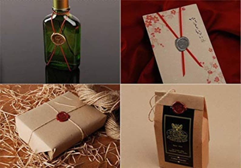 Gift Box Shape Bowtie Wax Seal Stamp Kit Christmas Card Gift Wrap Package Melting Spoon Sealing Wax Stick Box Christmas Wax Seal Stamp Set