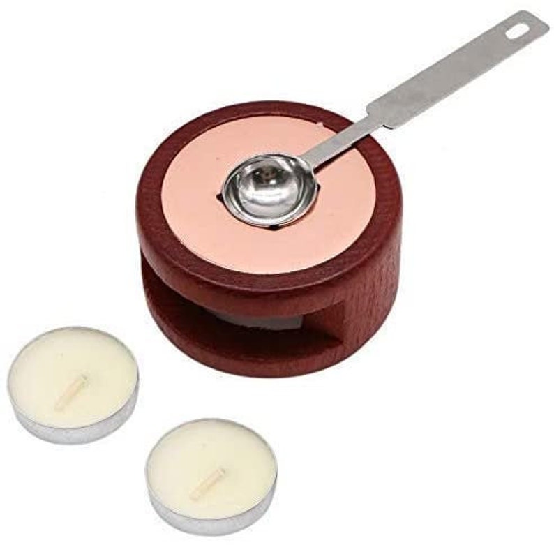 Sealing Wax Warmer Wax Seal Kit with Candle Furnace Melting Etsy