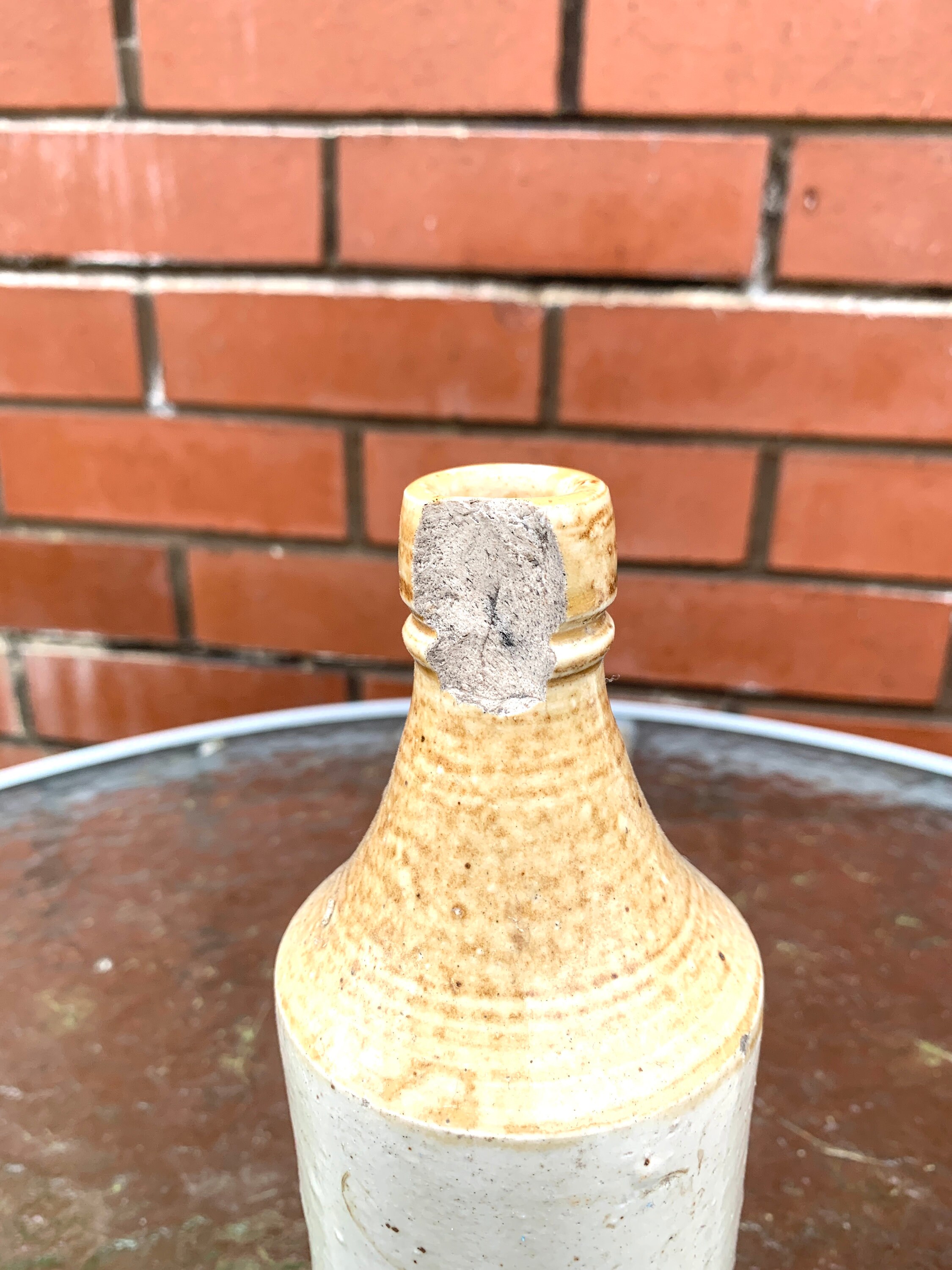 Victorian stoneware Portobello ginger beer edinburgh found mudlarking scotland