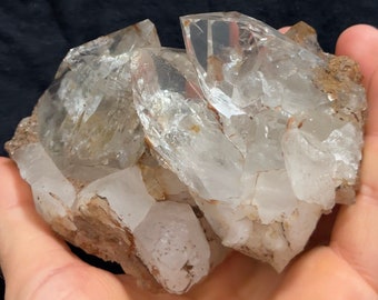 Large “triplet” Quartz cluster from Ganesh Himal