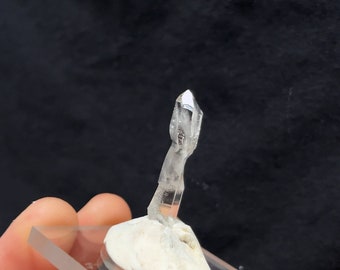 Neat little clear Quartz scepter from Ganesh Himal