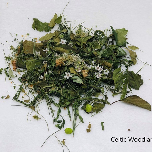 Celtic Woodland Herb Wedding Toss Confetti  Botanical, Biodegradable, Meaningful, Natural, Dry Flower Toss Enchanted Blessings