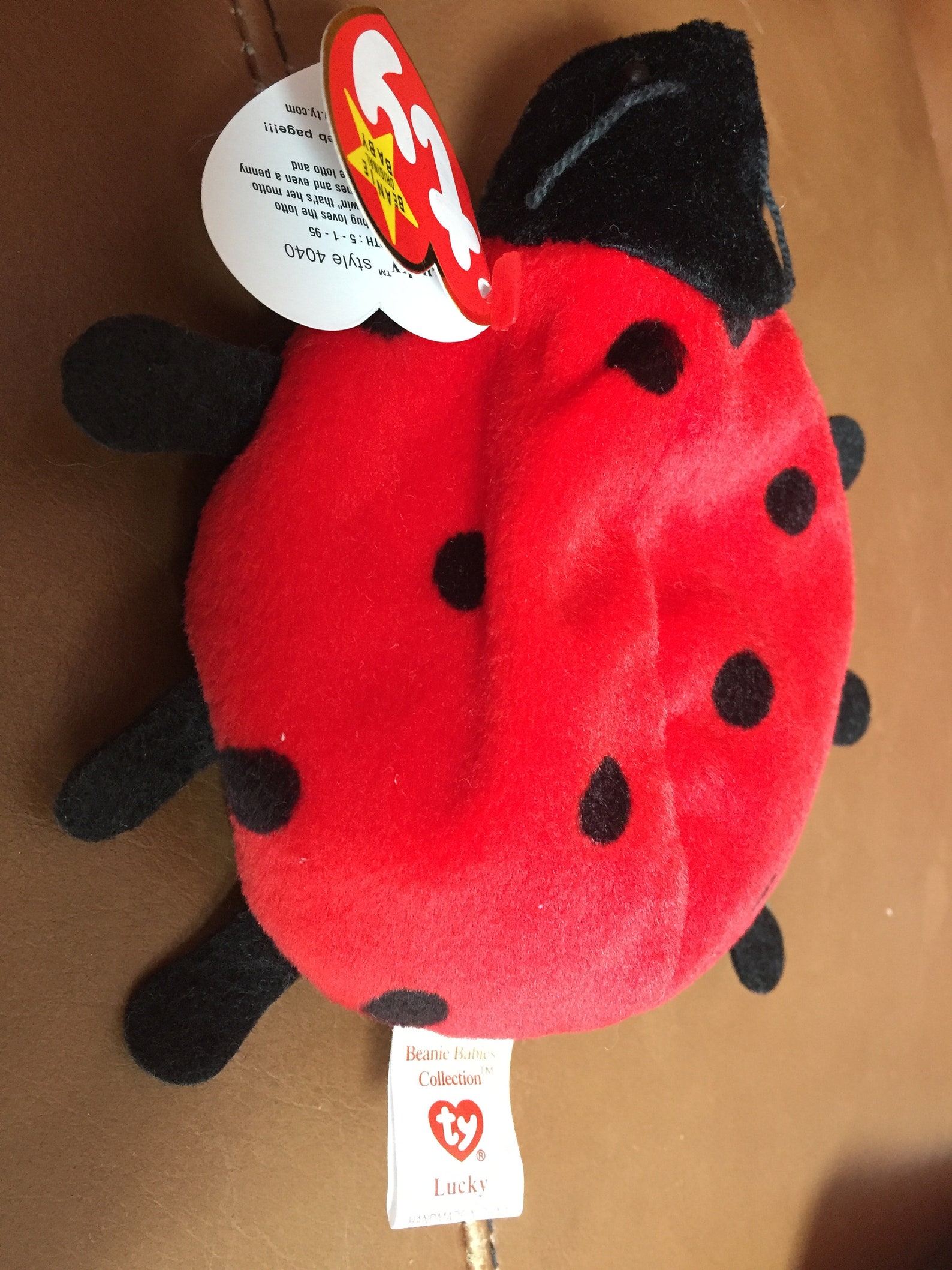 Lucky Rare Beanie Baby Ladybug Etsy