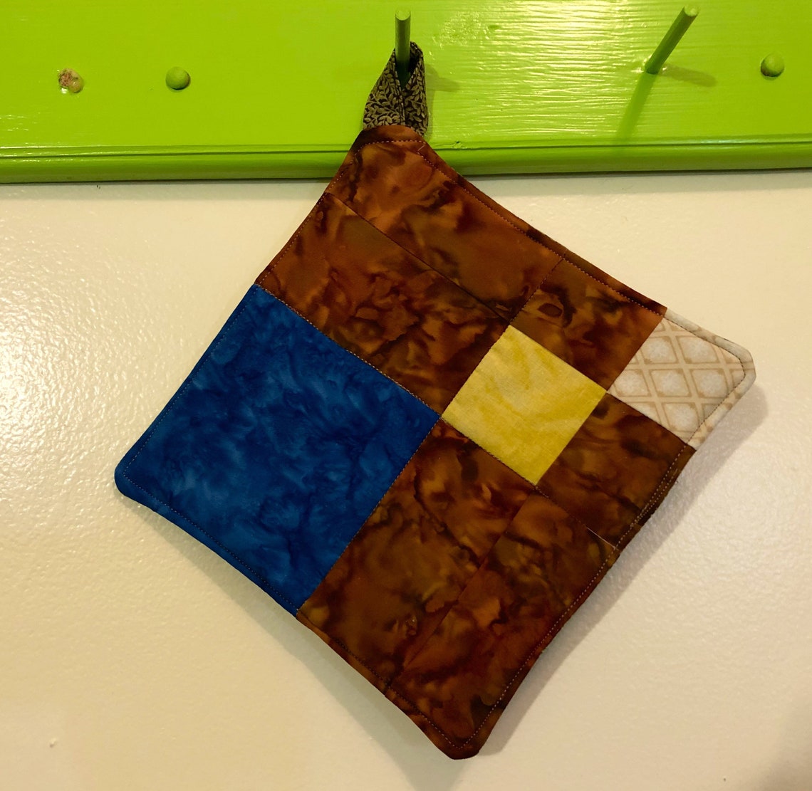 3 Quilted Hot Pads Etsy