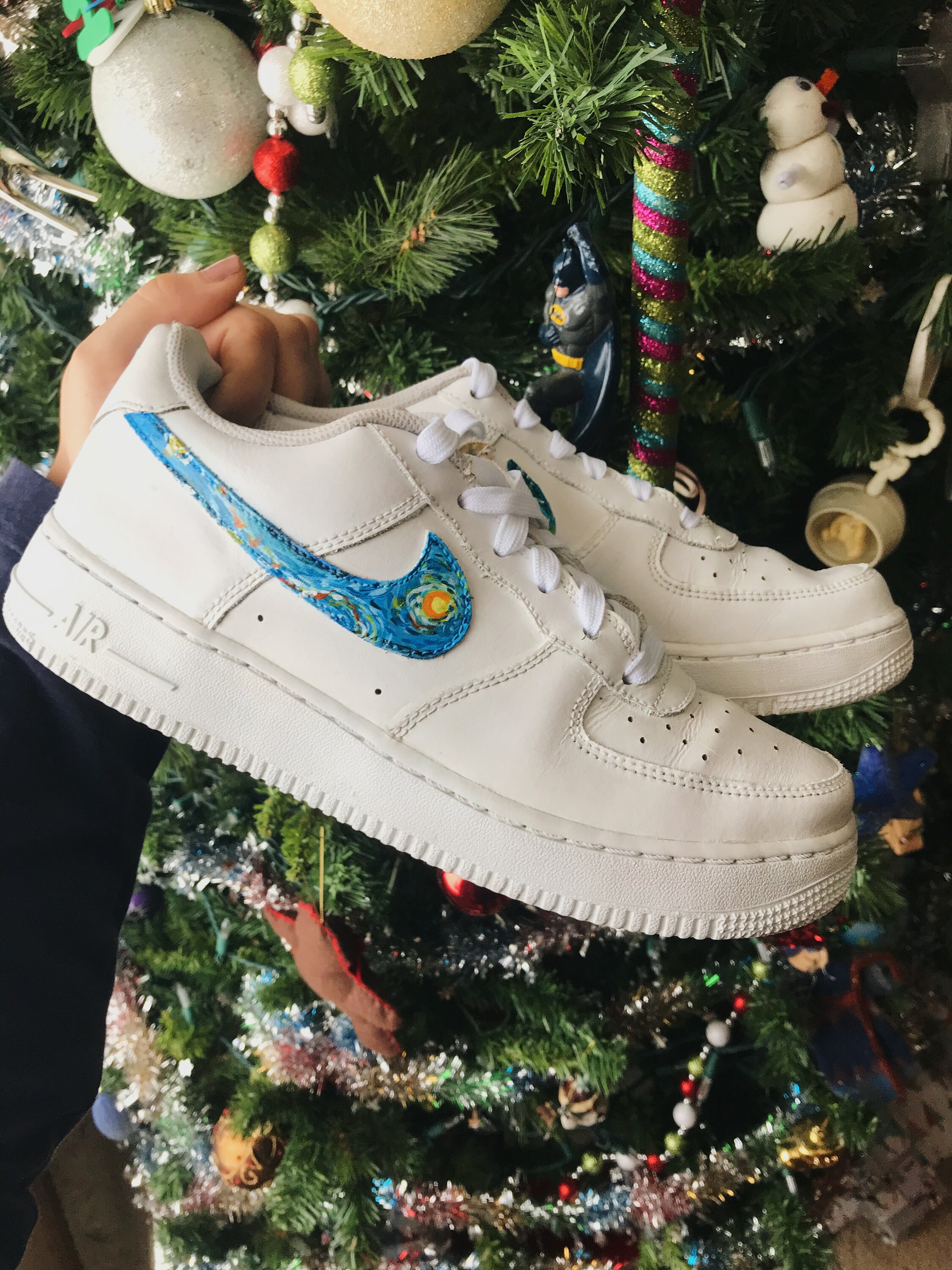 Van Gogh Nike Air Force 1 Van Gogh Custom Shoes Custom Nike | Etsy