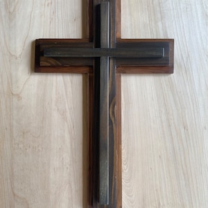 Triple Layered Wooden Cross #4