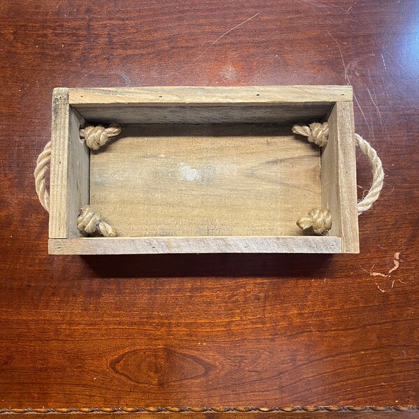 Bathroom Box With Rope Handles Etsy