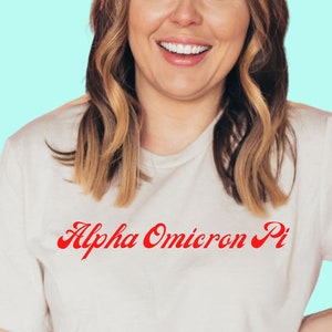 bid day basket alpha gam tshirt alpha gam tee Bella+Canvas Short Sleeve Tee big little reveal agd custom Alpha Gamma Delta