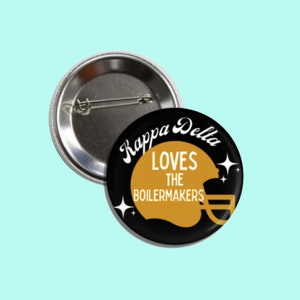 Kappa delta loves the boilermakers sorority gameday buttons football buttons sorority buttons gameday pins custom buttons image 1