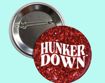 Hunker down georgia gameday buttons | football game buttons | gameday pins | custom buttons | custom pins