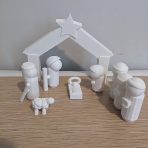 3D printed nativity scene