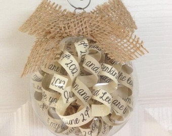 First Anniversary Paper Gift