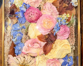 Wedding Bouquet Preservation Shadowbox Keepsake