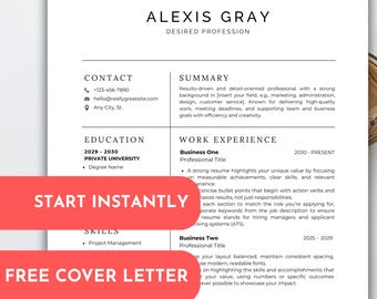 Executive Resume Writing Service Professional Resume Writer ATS Friendly Resume & Cover Letter Resume Writing Custom Resume Job Application
