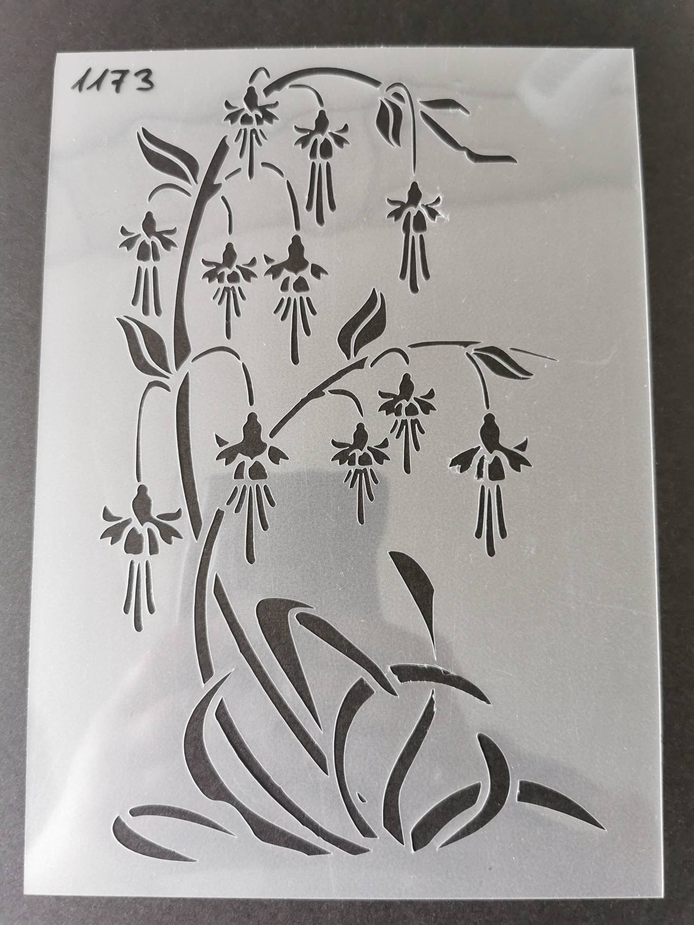 Flower Stencil Furniture Painting Sign Making Wall Decor Etsy UK