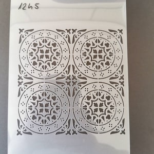 Tile stencil, wall decor, home decor, furniture painting, sign making, washable, reusable, flexible stencils