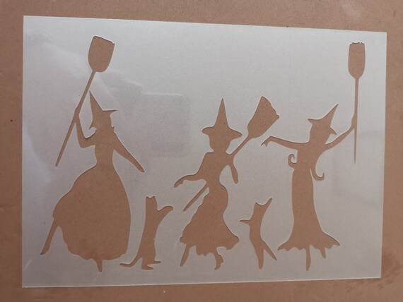  Hexen Schablone Wanddeko Wohnkultur Schildmalerei - Etsy.de 