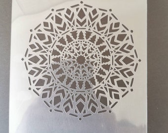 Mandala stencil, wall decor, home decor, furniture painting, sign making, flexible, reusable, washable stencils