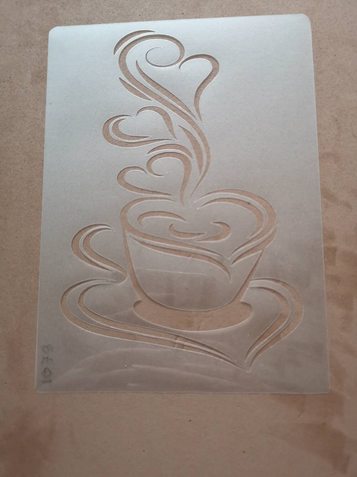 Coffee Mug Stencil Wall Decor Home Decor Sign Making - Etsy
