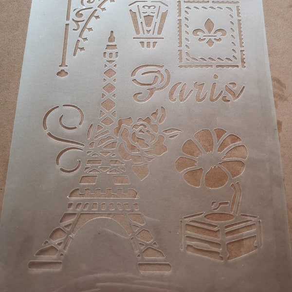 Paris Stencils Etsy