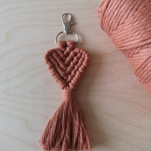 Handmade Macrame Keyring | Boho | Macrame Keychain | Handbag Accessories | Party Favour | Mother&#39;s Day Gift | Gift | Handmade