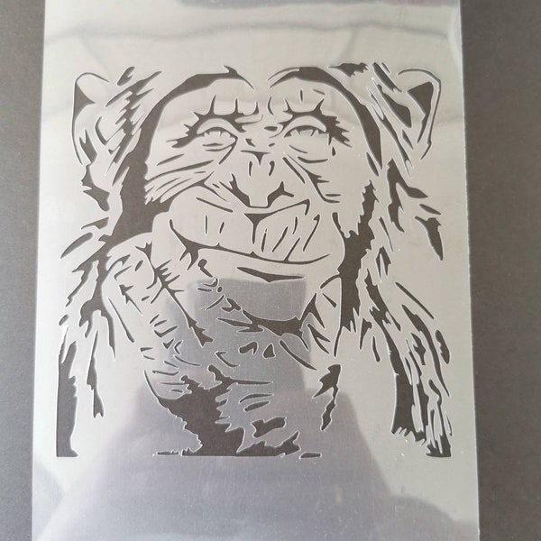 Monkey Stencil for Painting - Etsy