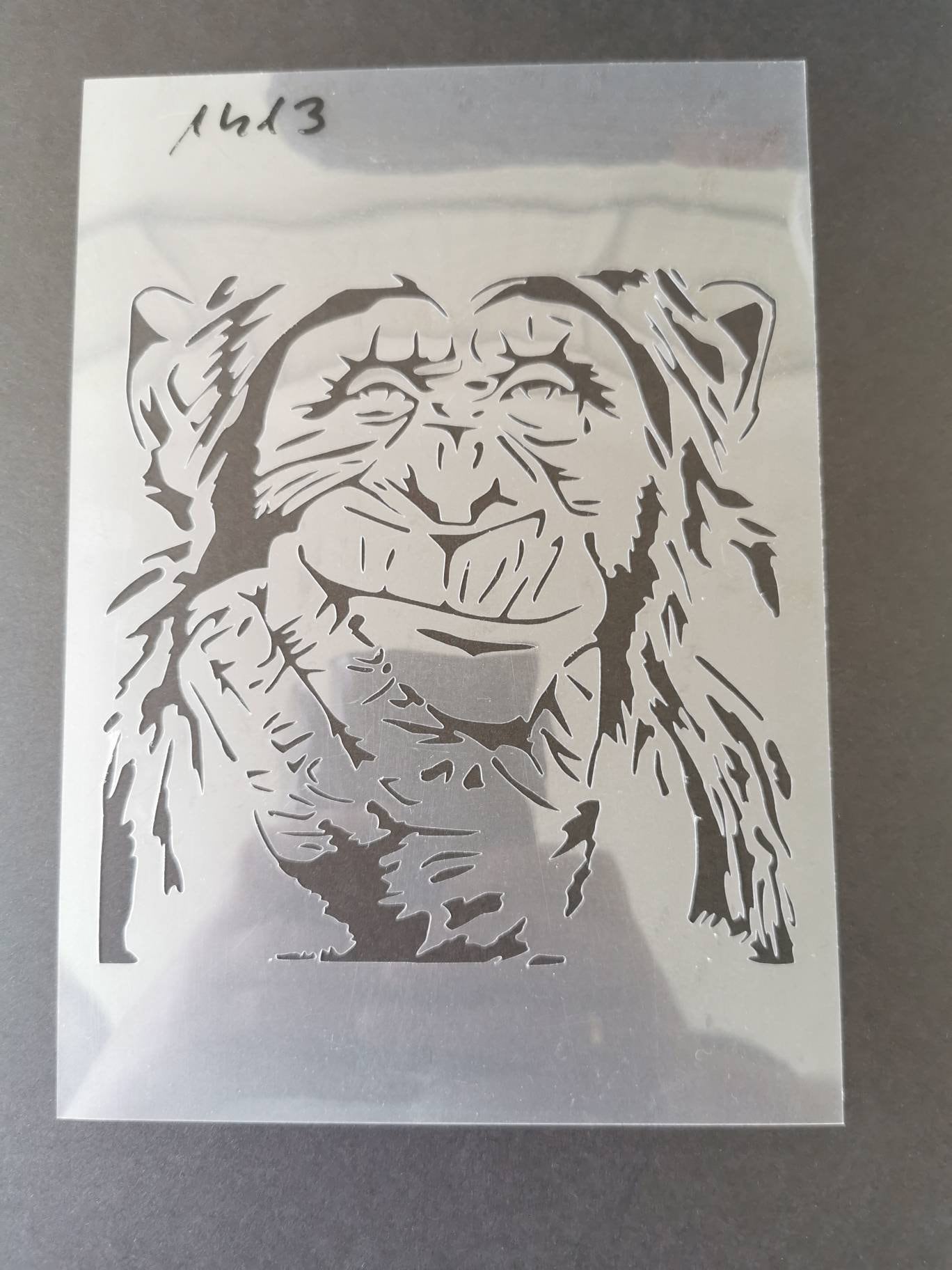Ape Star Stencil Reusable for Clothes, Food, Painting, Etc 