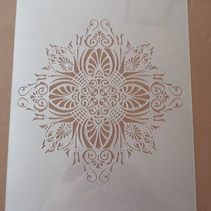 Mandala stencil, wall decor, home decor, furniture painting, flexible, washable, reusable, art stencils