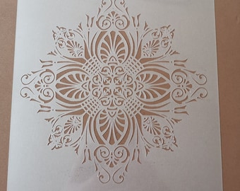 Pochoir mandala, décoration murale, décoration d'intérieur, peinture de meubles, flexible, lavable, réutilisable, pochoirs d'art