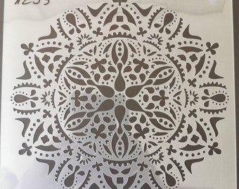 Mandala stencil, wall decor, home decor, furniture painting, sign making, washable, reusable, flexible stencils