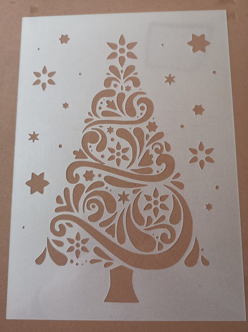 Christmas Tree Wall Stencil
