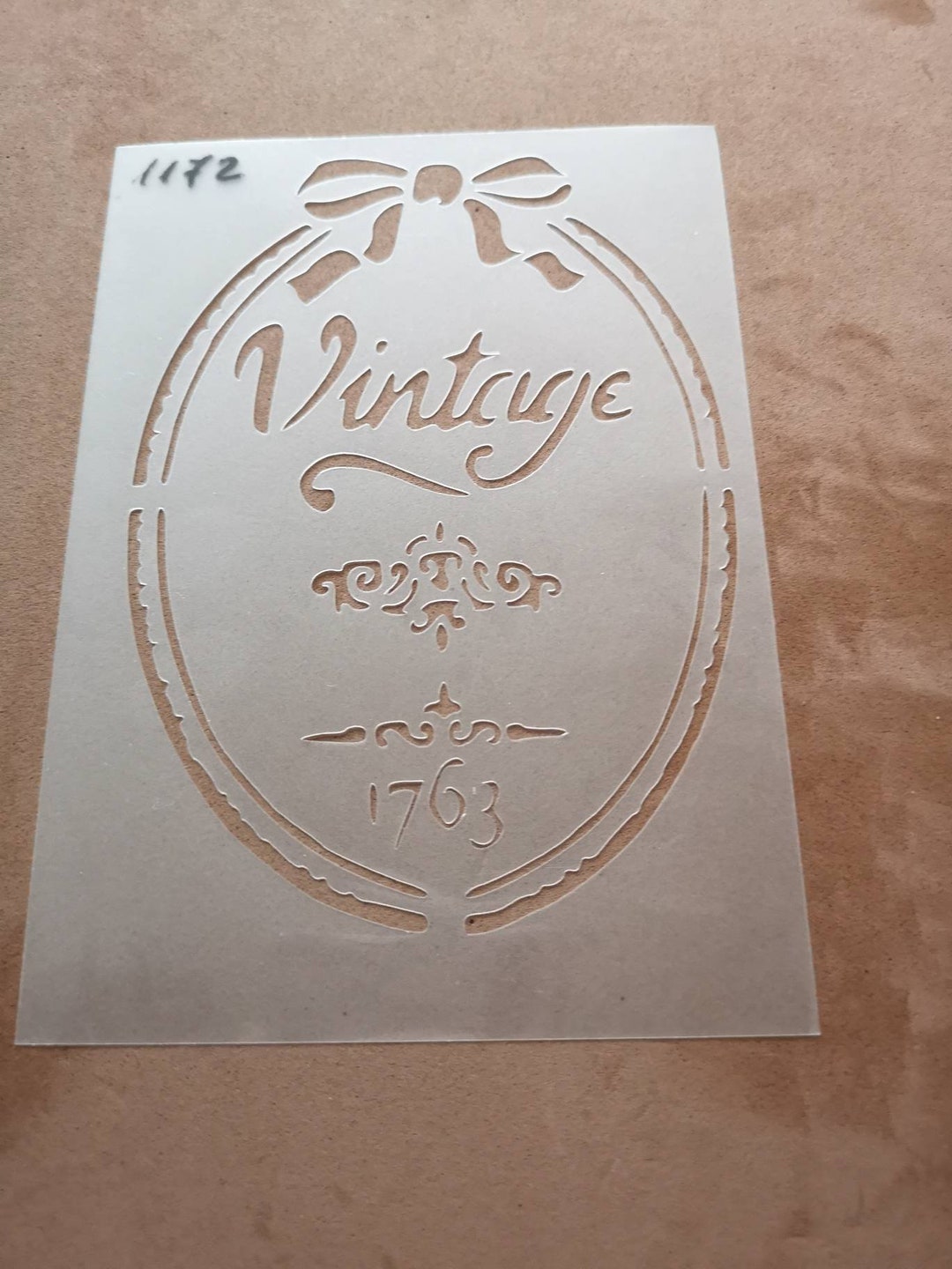 Vintage Style Stencil, Wall Decor, Home Decor, Furniture Painting, Sign ...