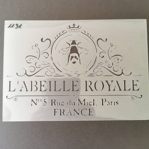 French style sign stencil, wall decor, home decor, furniture painting, sign making, washable, reusable, flexible stencils