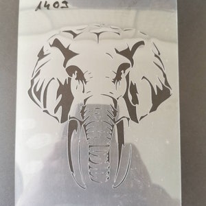89-00088 Elephant Safari Animal Stencil