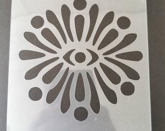 Mandala stencil, wall decor, home decor, furniture painting, sign making, washable, flexible, reusable stencils