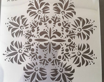 Mandala stencil, wall decor, home decor, furniture painting, sign making, flexible, reusable, washable stencils